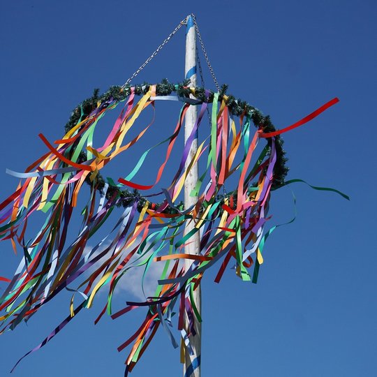 Maibaum (Symbolfoto: Andreas / Pixabay) Symbolfoto