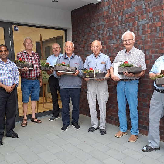 Jubilarehrungen der Kolpingsfamilie Hollage. Jubilarehrungen der Kolpingsfamilie Hollage.