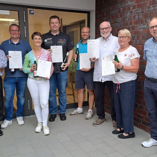 Jubilarehrungen der Kolpingsfamilie Hollage. Jubilarehrungen der Kolpingsfamilie Hollage.