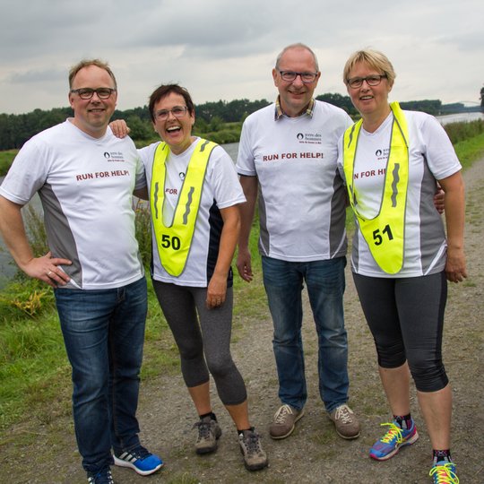 (Spenden)ziel erreicht: Heiner Placke, Christel Kovermann, Christian Speer und Doris Wächter. (Spenden)ziel erreicht: Heiner Placke, Christel Kovermann, Christian Speer und Doris Wächter.
