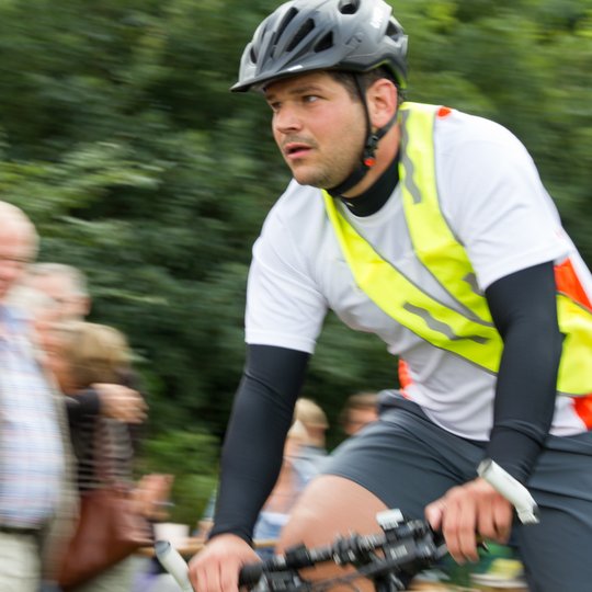 Es folgten 40 Kilometer auf dem Rad. Es folgten 40 Kilometer auf dem Rad.